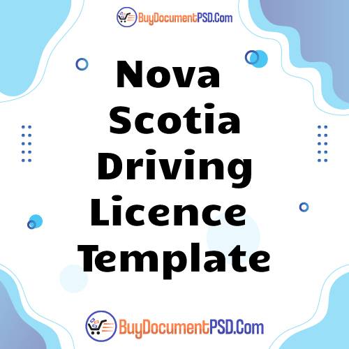 Buy Nova Scotia DL Template