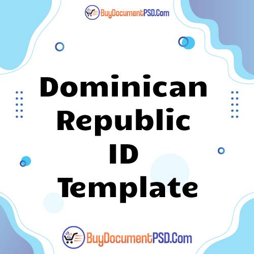 Buy Dominican Republic ID Template