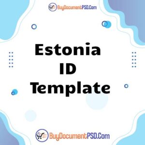 Buy Estonia ID Template