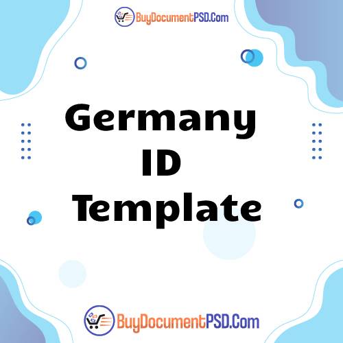 Buy Germany ID Template