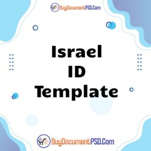 Buy Israel ID Template