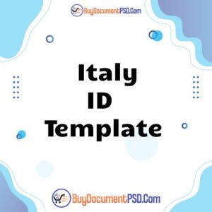 Buy Italy New ID Template