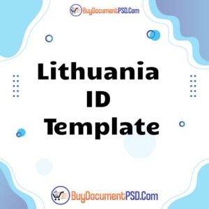 Buy Lithuania ID Template