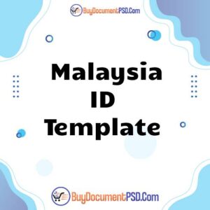 Buy Malaysia ID Template
