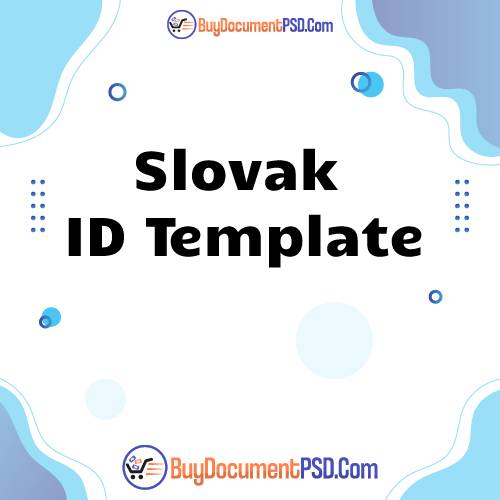 Buy Slovak ID Template