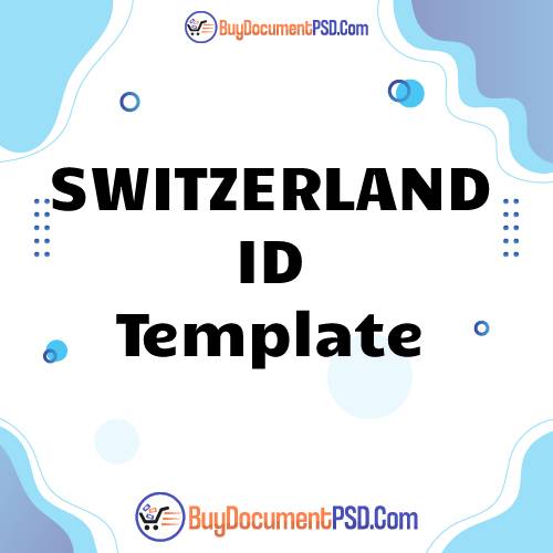 Buy Switzerland ID Template