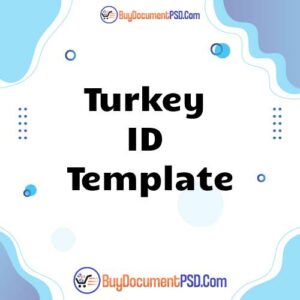 Buy Turkey ID Template