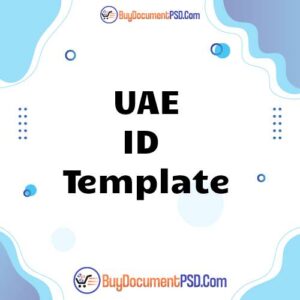 Buy UAE ID Template