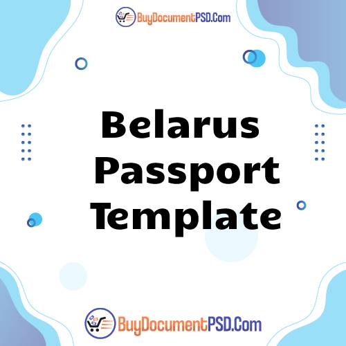 Buy Belarus Passport Template