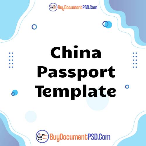 Buy China Passport Template