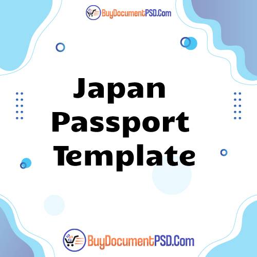 Buy Japan Passport Template