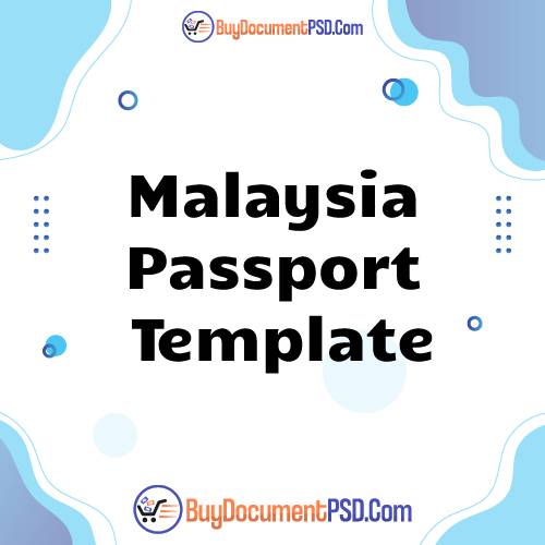 Buy Malaysia Passport Template