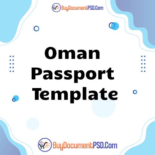 Buy Oman Passport Template