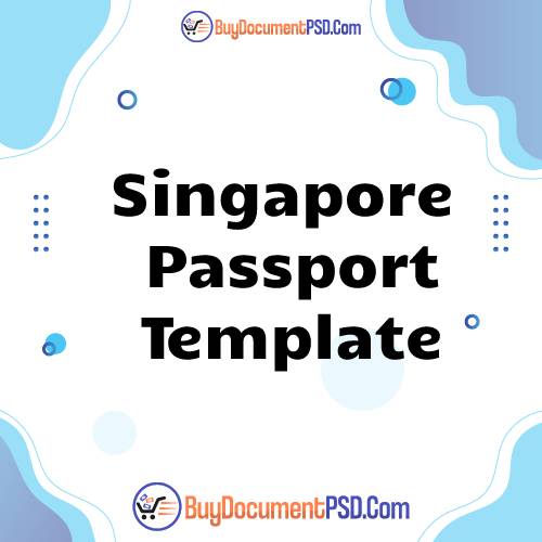 Singapore Passport Template