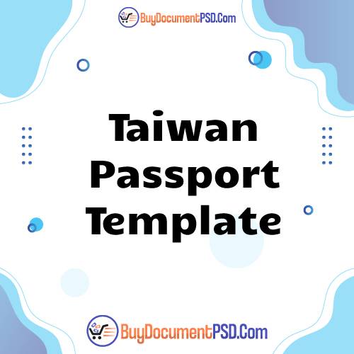 Buy Taiwan Passport Template