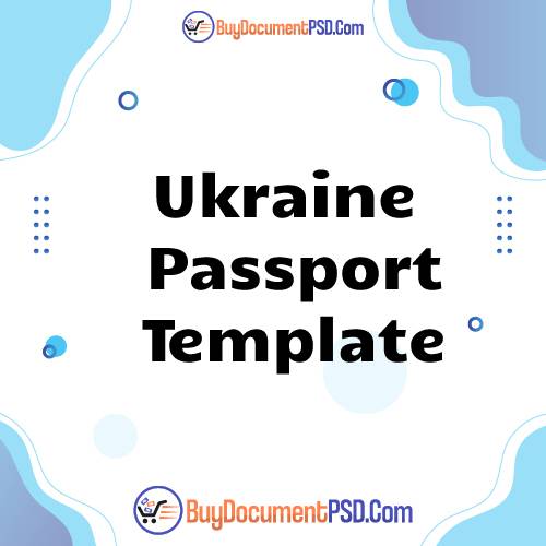 Buy Ukraine Passport Template