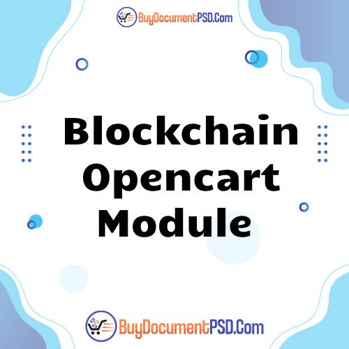 Buy Blockchain Opencart Module