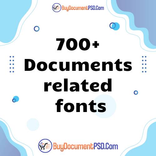 Buy 700+ Documents related fonts